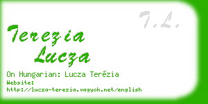 terezia lucza business card