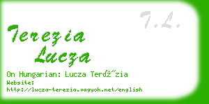 terezia lucza business card